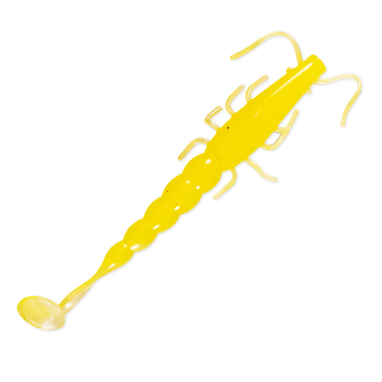 Madeye Paddle Prawn 7in Chartreuse Glow