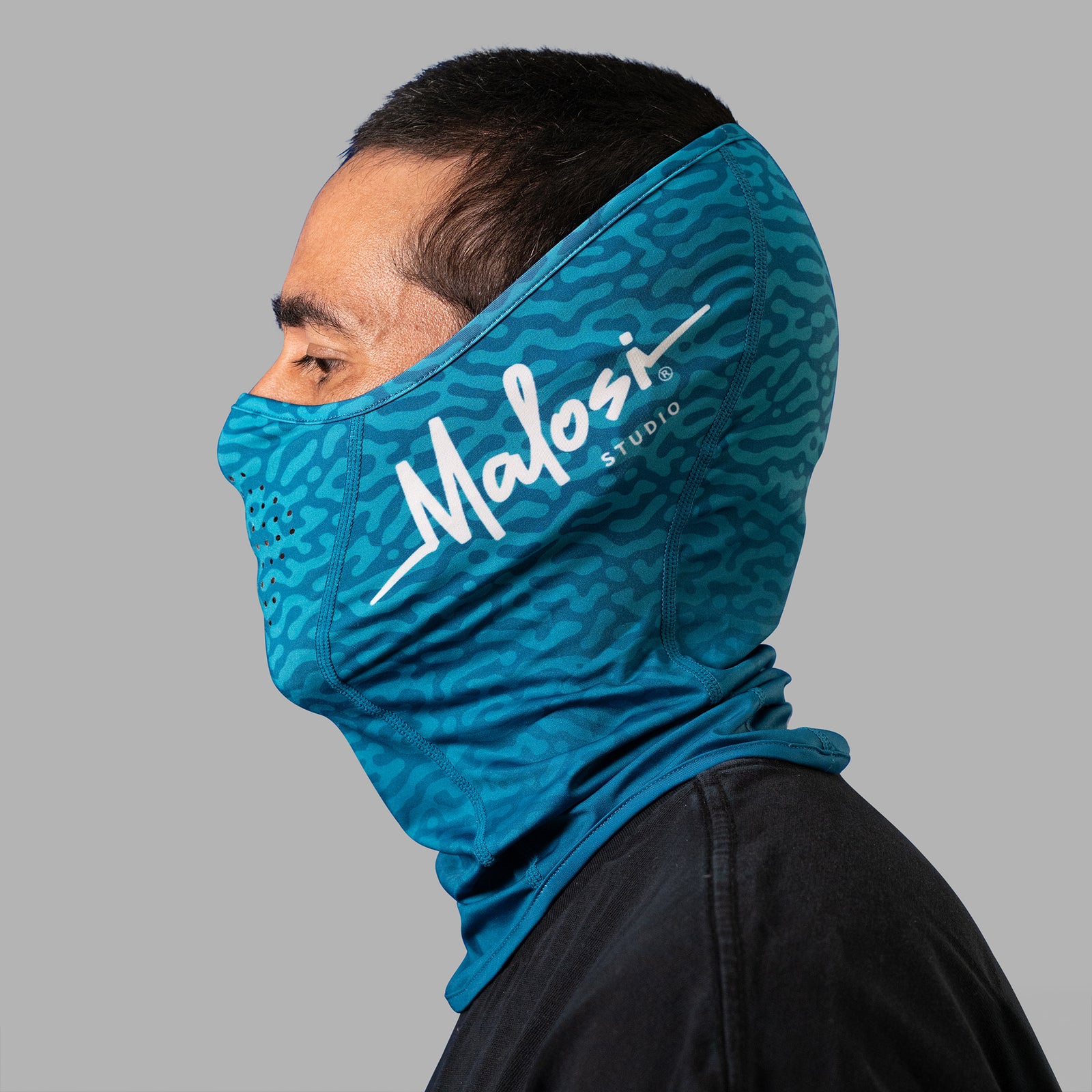 Malosi Studio Face Shield Blue Side