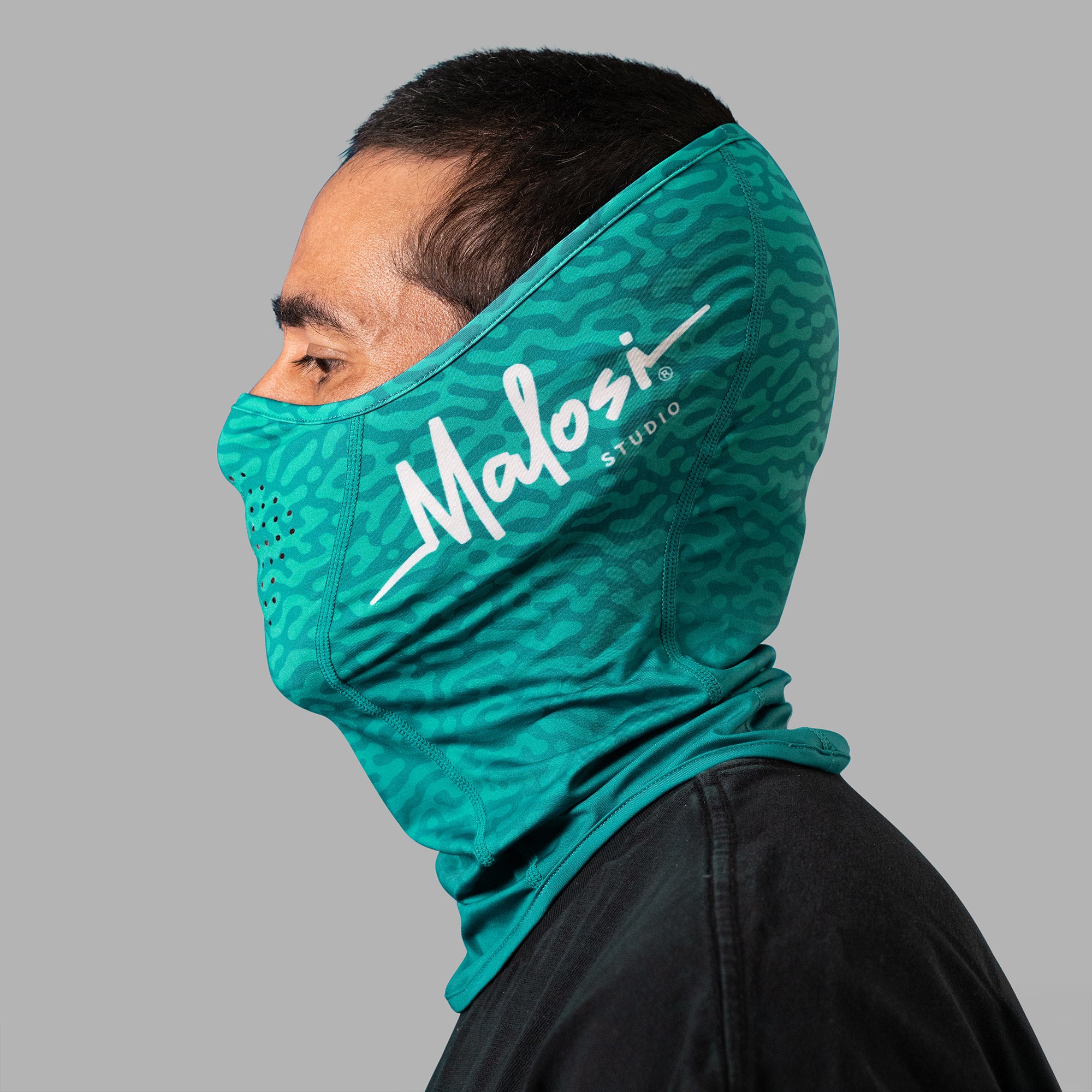 Malosi Studio Face Shield Green Side