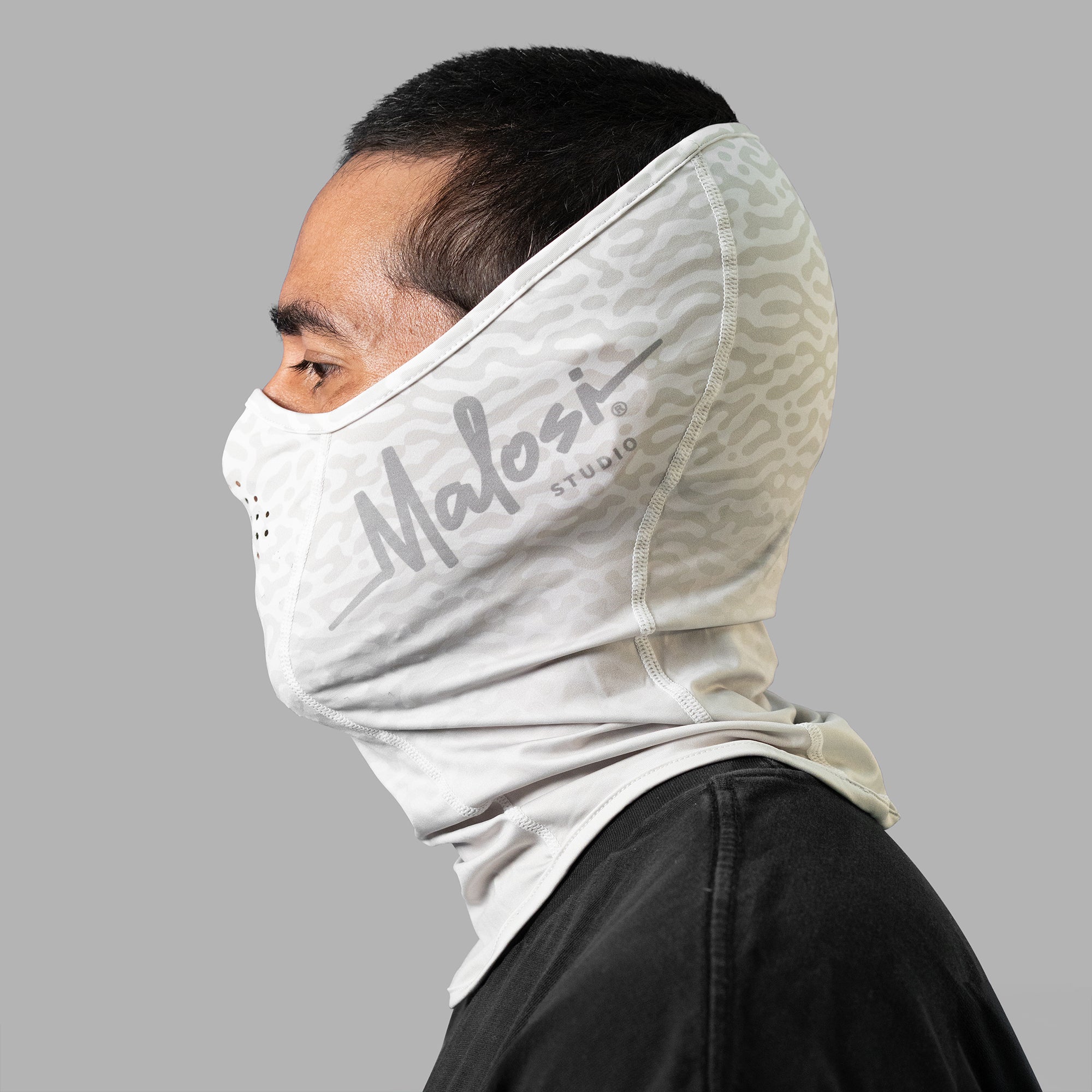 Malosi Studio Face Shield White Side