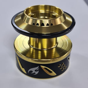 Maxel Full Drag 16000 Spool Black/Gold Cover