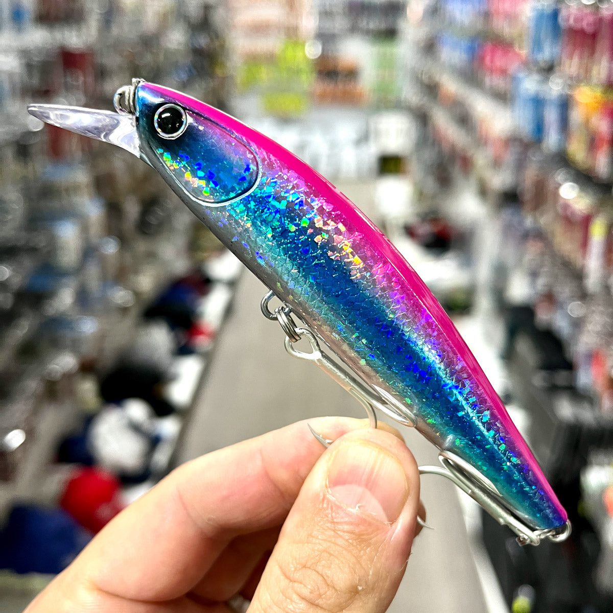 Oceans Legacy Tidalus Minnow 108 Blue Pink Silver
