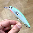 Oceans Legacy Tidalus Minnow 92 White Lumo Bait