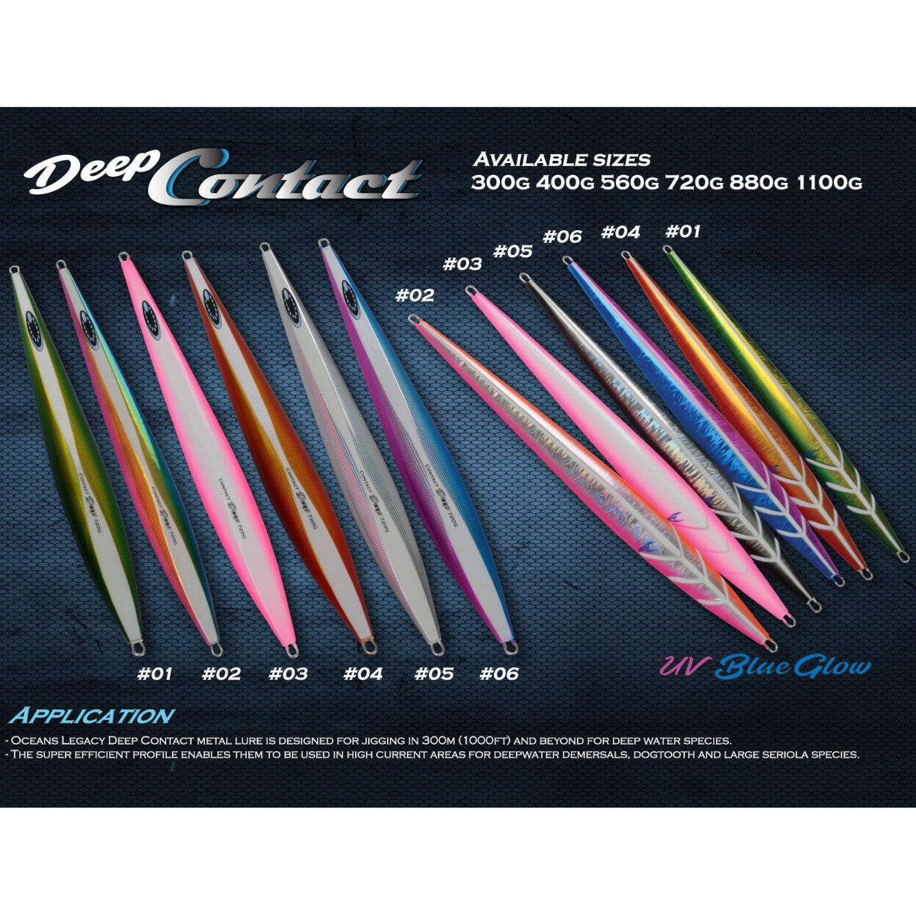 Ocean's Legacy Deep Contact Jig 3000g