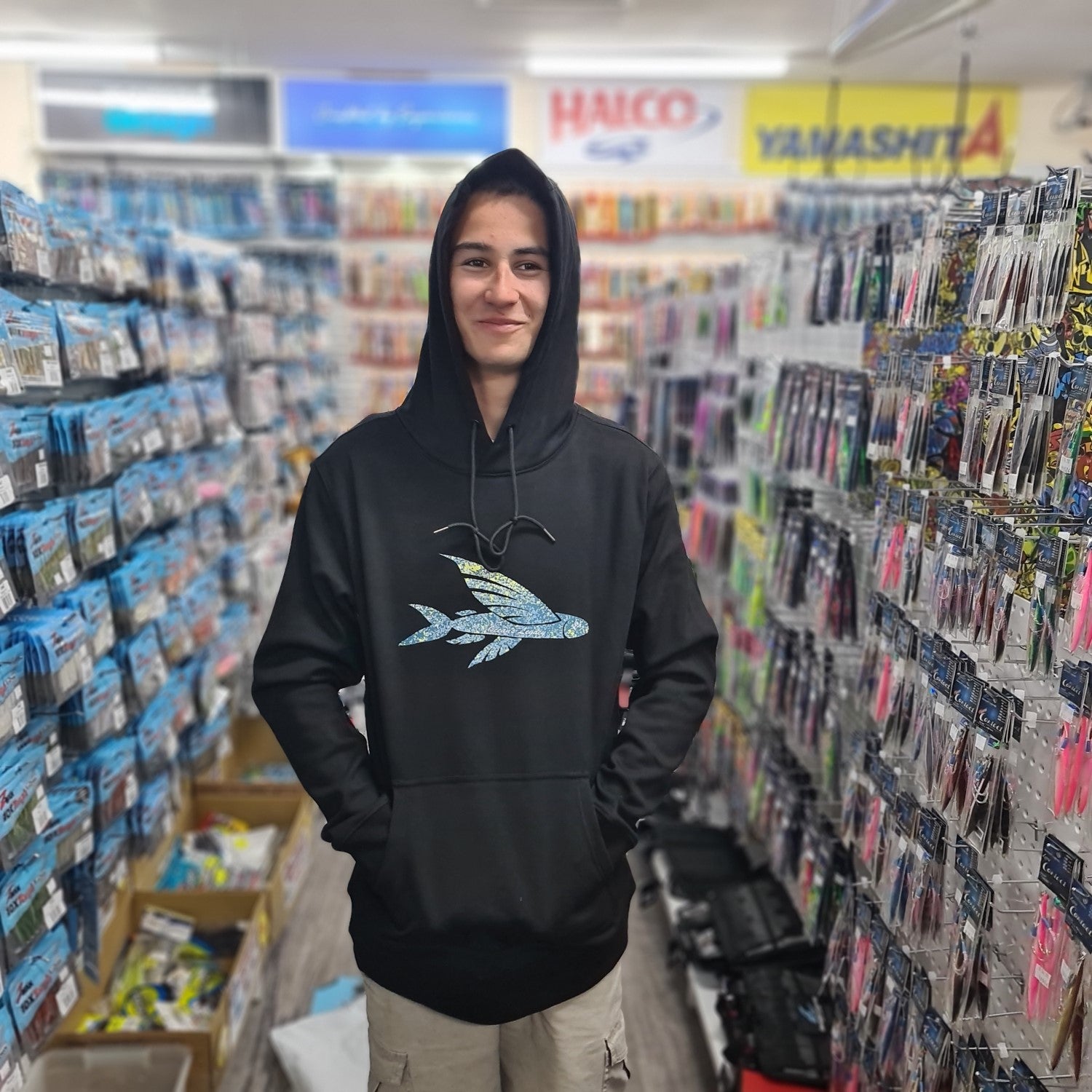 Oceans Legacy Fleece Hoodie - Black Front