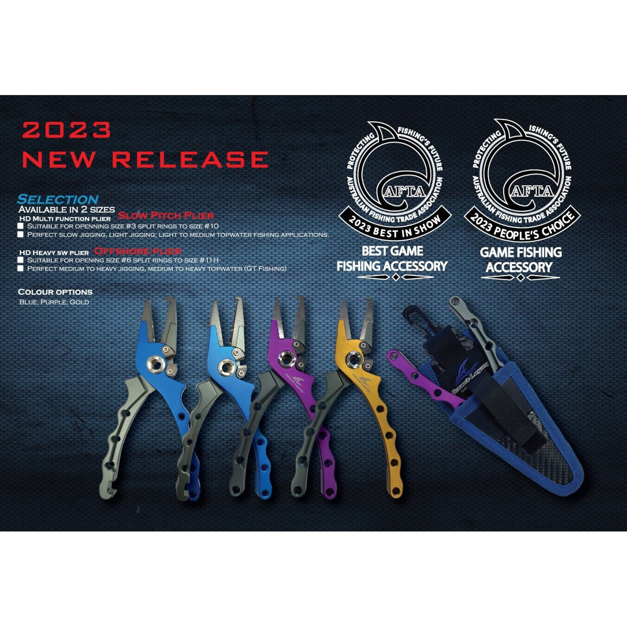 Oceans Legacy HD Fishing Pliers Small Range