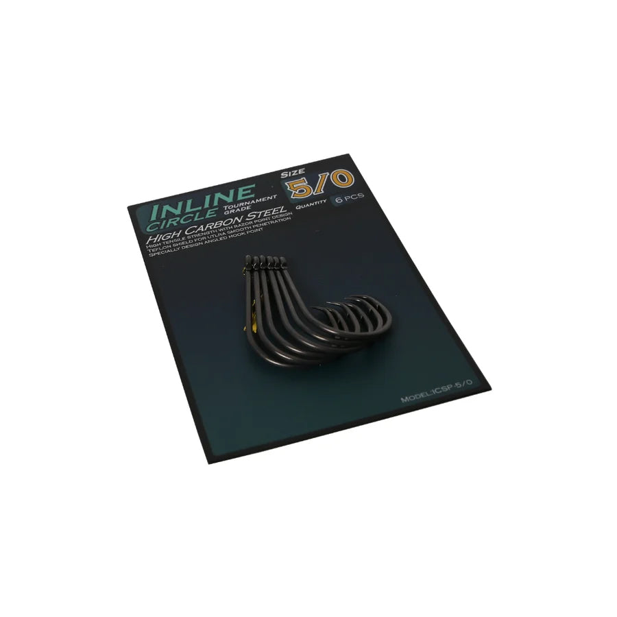 Oceans Legacy Inline Circle Teflon Coated Hooks 5/0