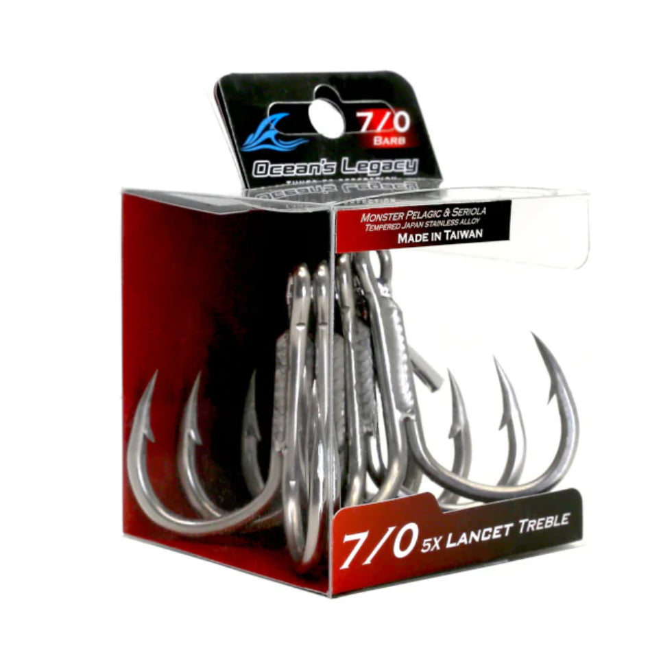 Oceans Legacy Lancet Heavy Treble 5X 7/0