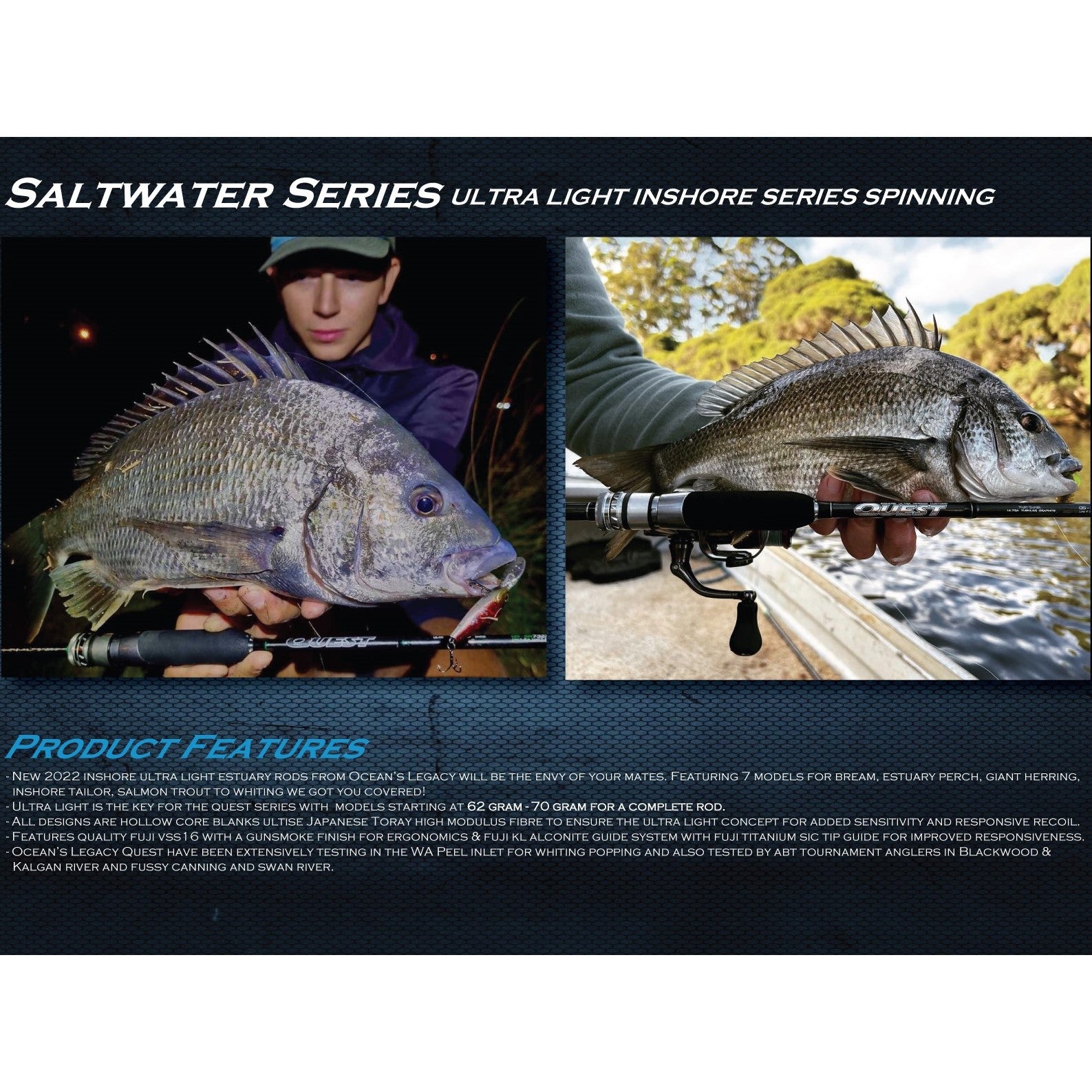 Oceans Legacy Quest Inshore Finesse Features
