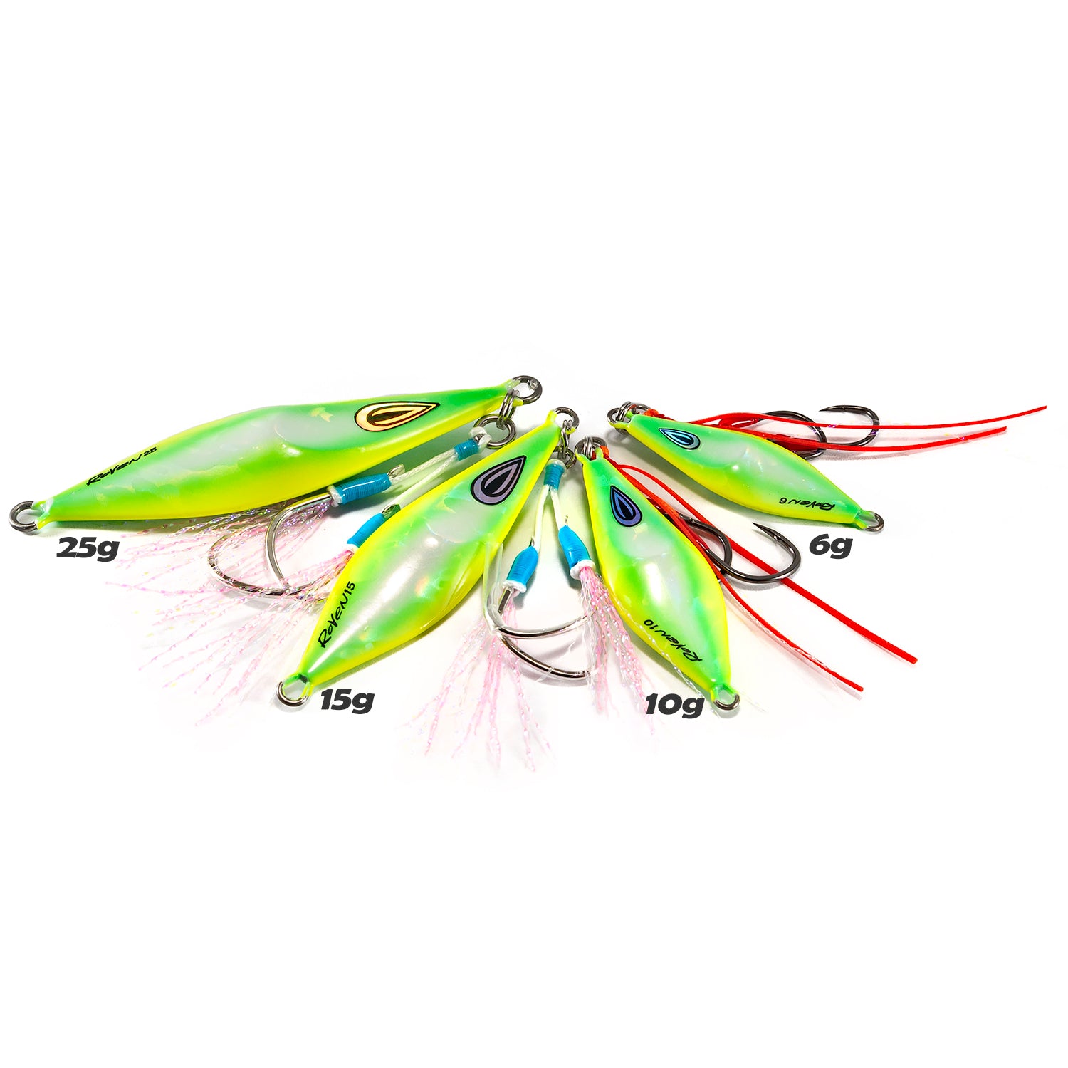 Oceans Legacy Roven Jig Rigged 6g Sizes