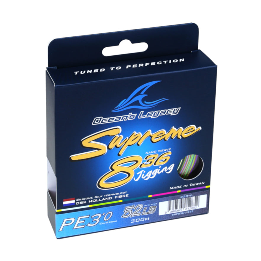 Oceans Legacy Supreme 836 Jigging Multi 300m PE3