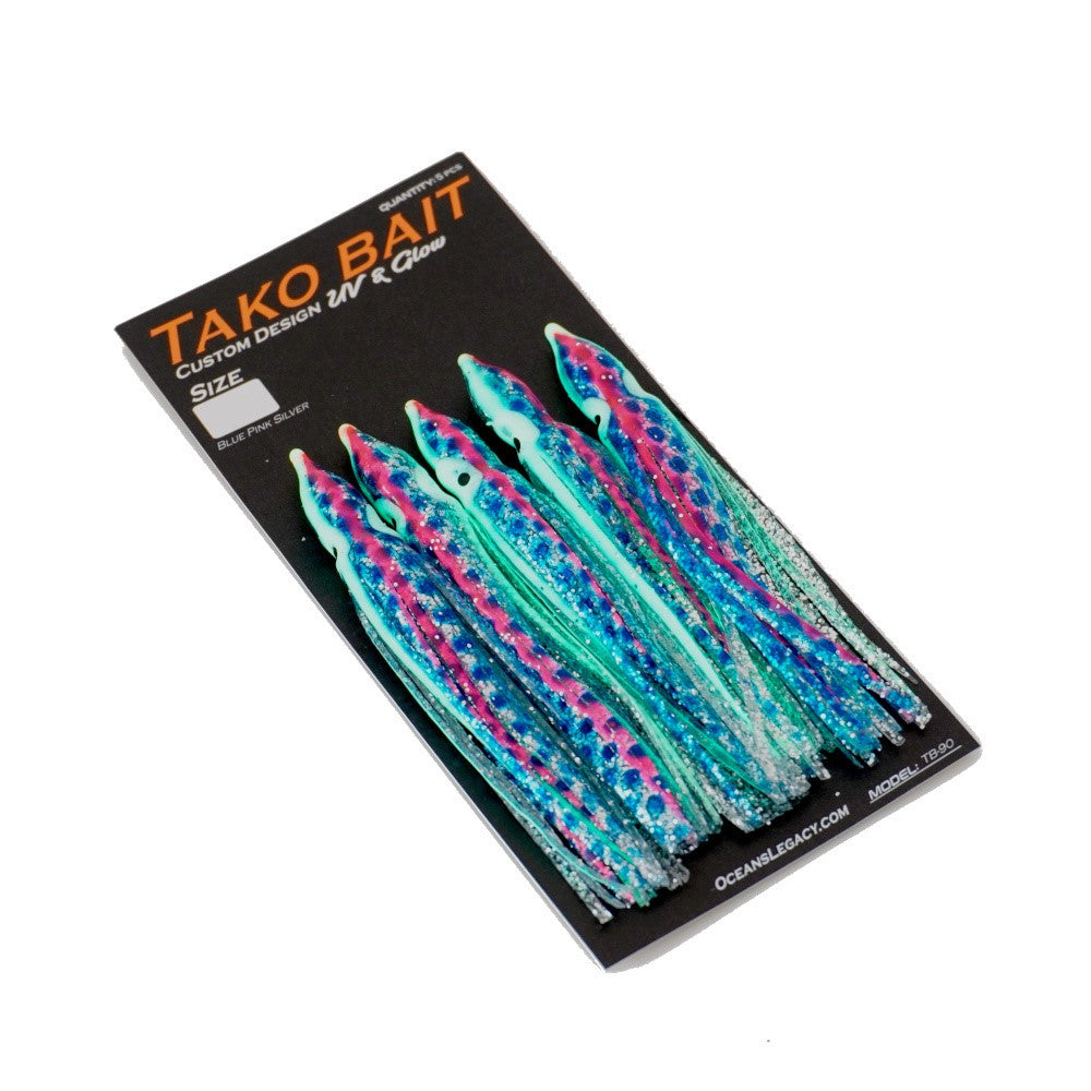 Oceans Legacy Tako Bait 75mm Blue Pink Silver