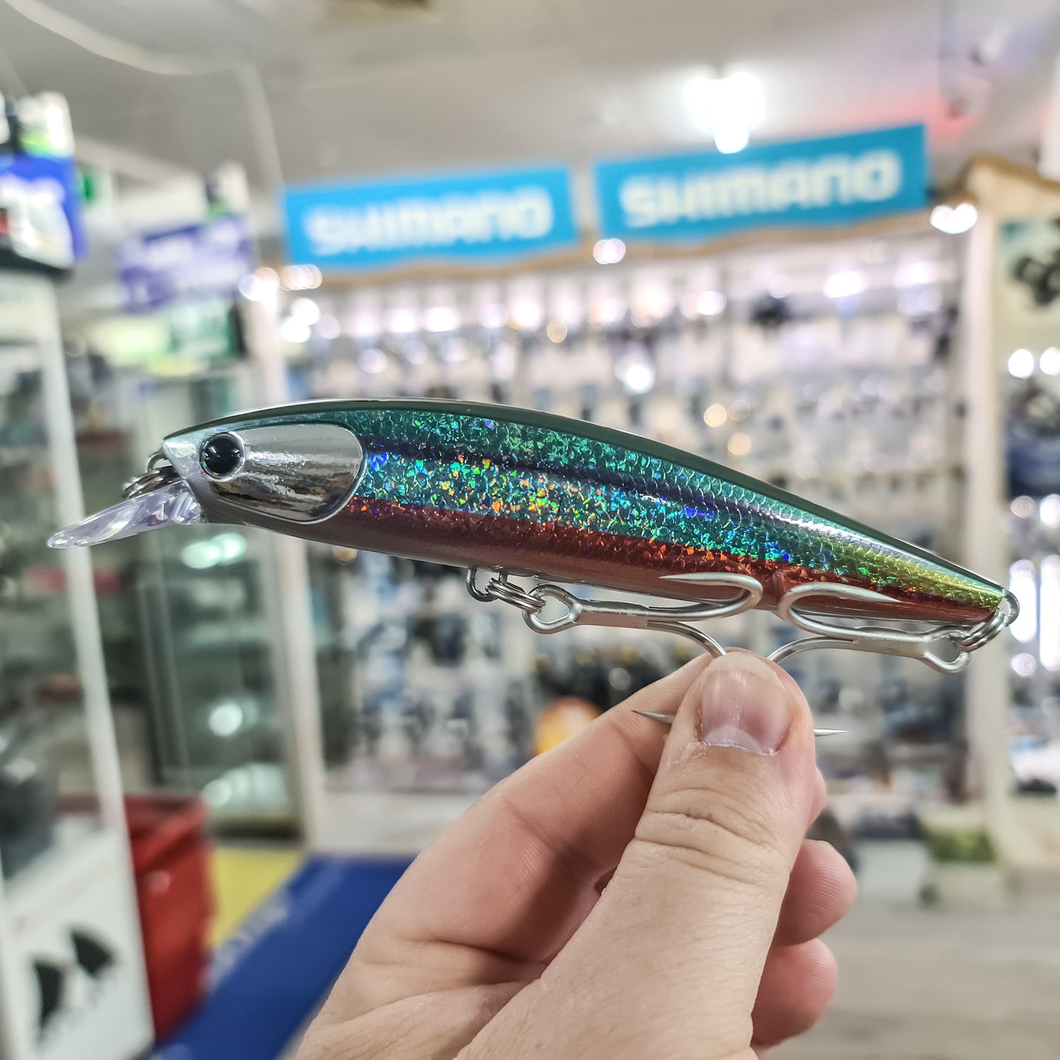 Oceans Legacy Tidalus Minnow 140 Slow Sink Red Lined Fusilier