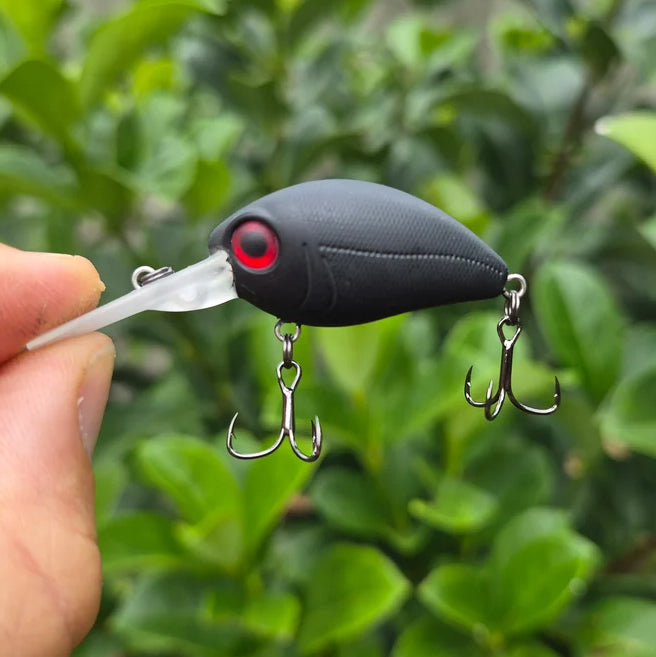 Outback Breamer Baits Puffin Crank 36mm Matte Black