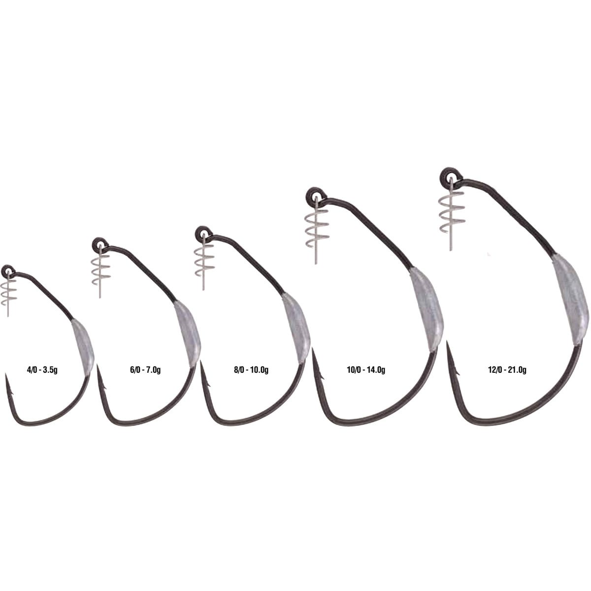 Owner Beast Weighted Hook Sizes