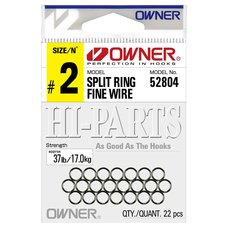 Owner Split Rings Fine Wire Black Cover