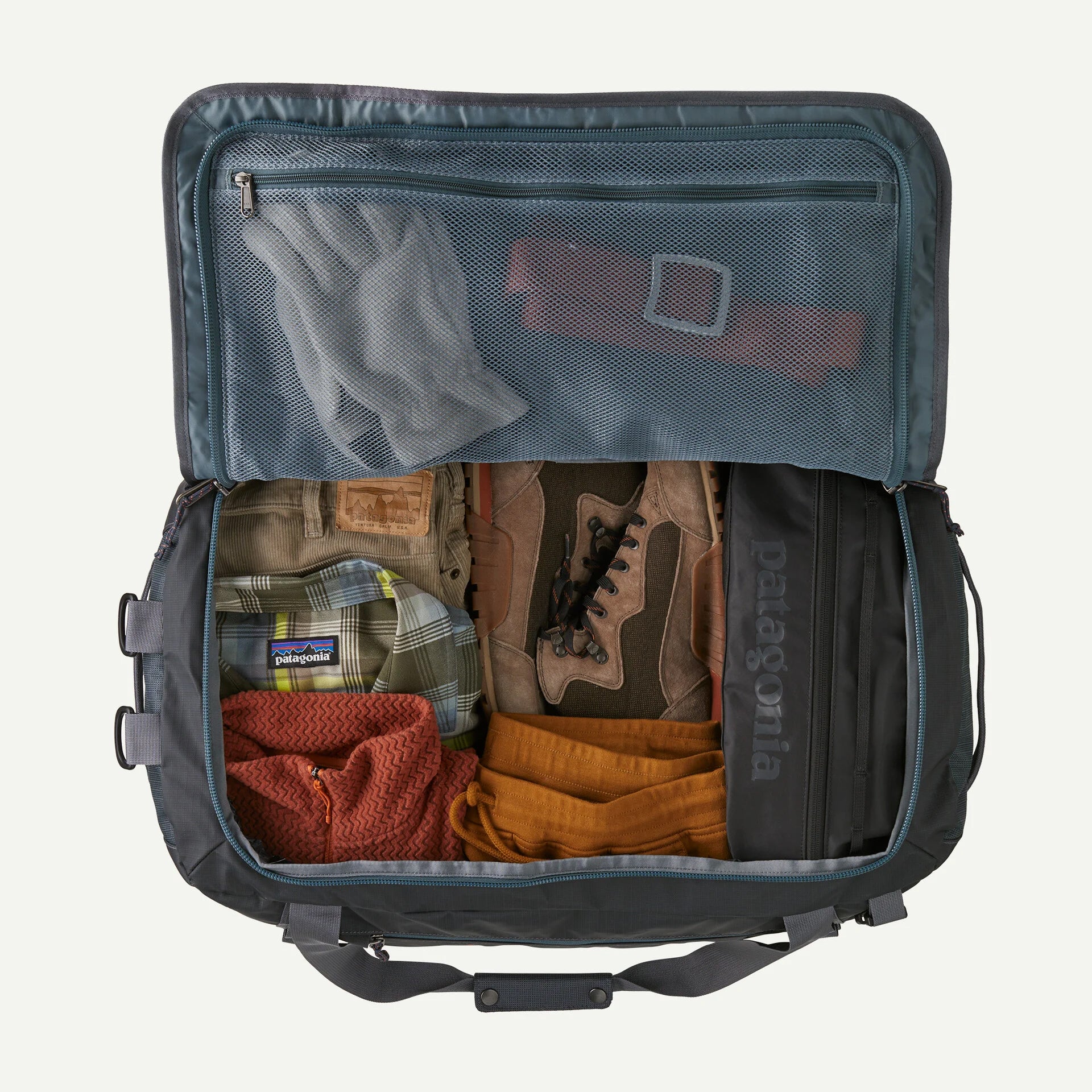 Patagonia Black Hole Duffel 55L Open