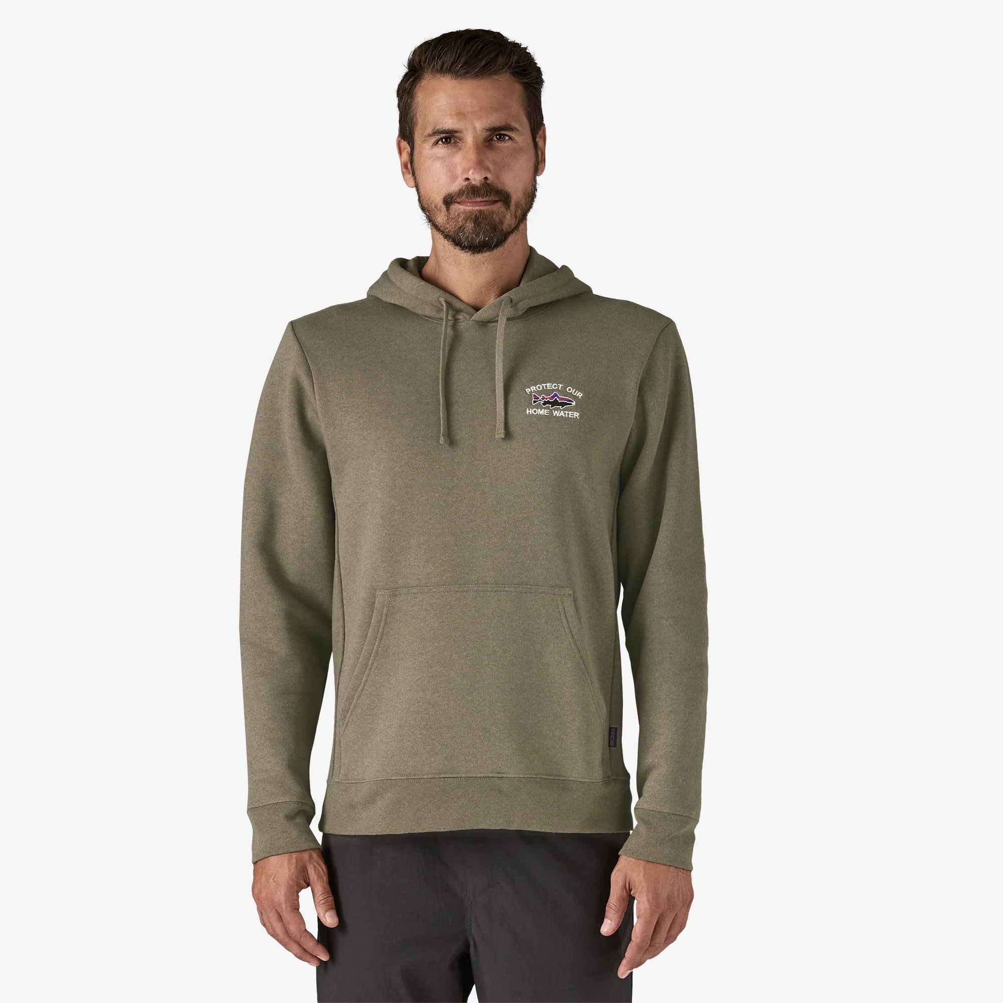 Patagonia Home Water Trout Uprisal Hoody - River Rock Green Front