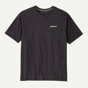 Patagonia Mens Home Water Trout Organic T-Shirt - Ink Black Front