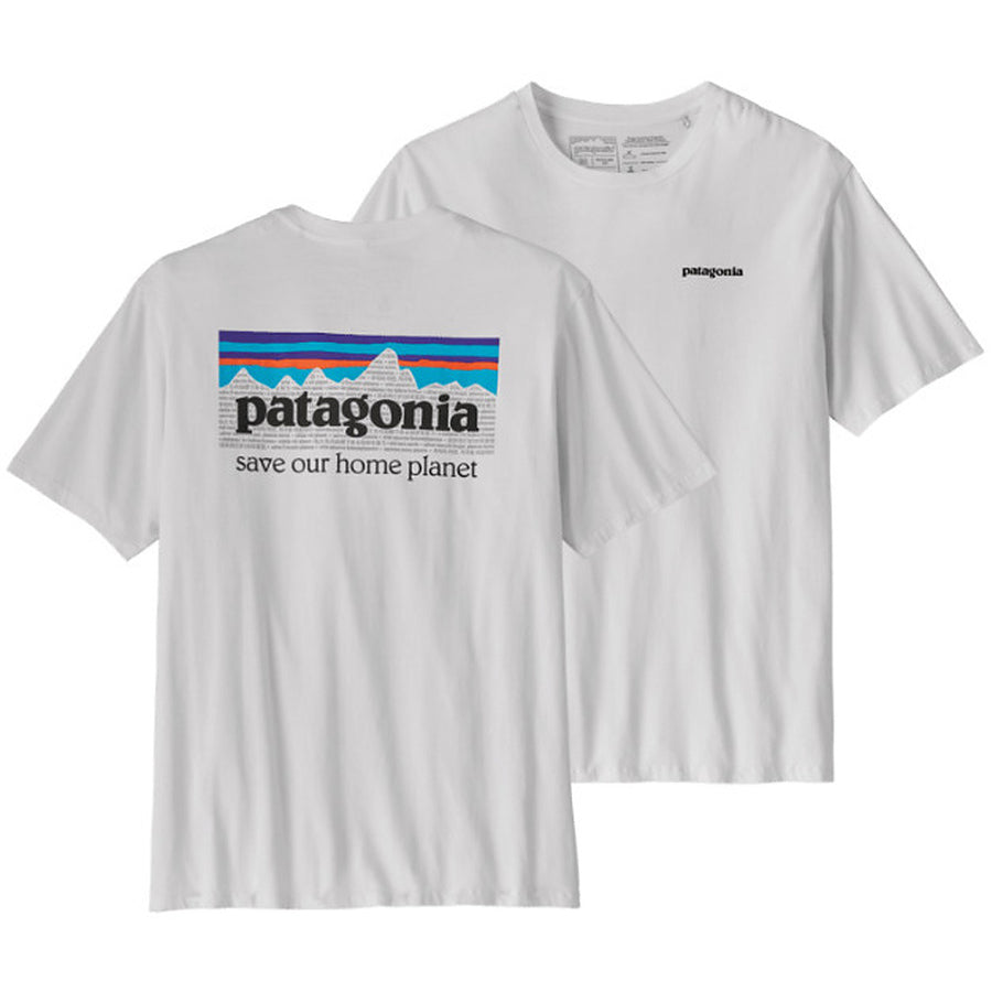 Patagonia Men's P-6 Mission Organic T-Shirt - White