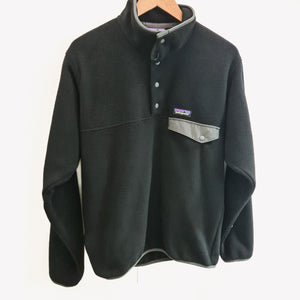 Patagonia Mens Pullover Synch Snap-T - Forge Grey Front