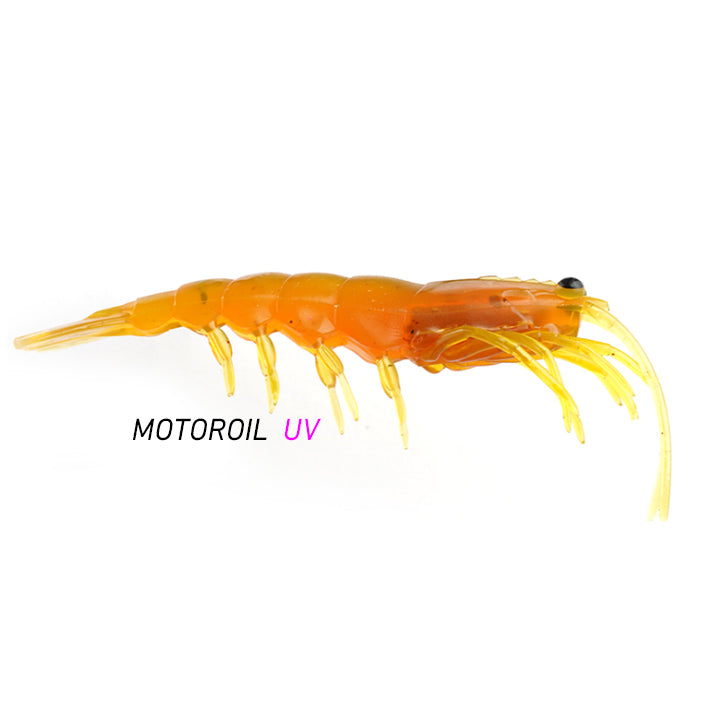 Pro Lure Clone Prawn 62mm Motoroil UV