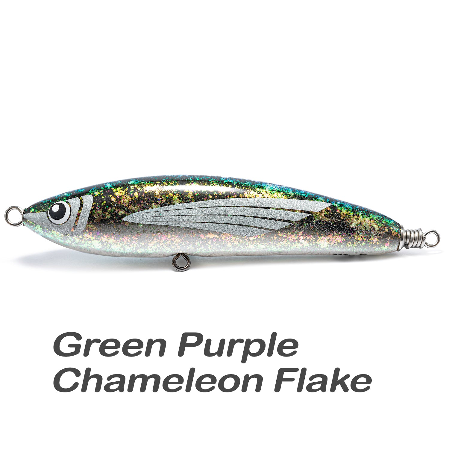 Reaction Lures Diving Scad 110F Green Purple Chameleon Flake