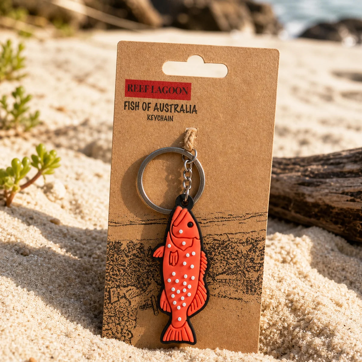Reef Lagoon Keychain Common Coral Trout