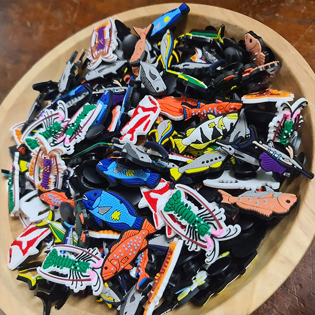 Reef Lagoon Fish Charm Keychain Charms