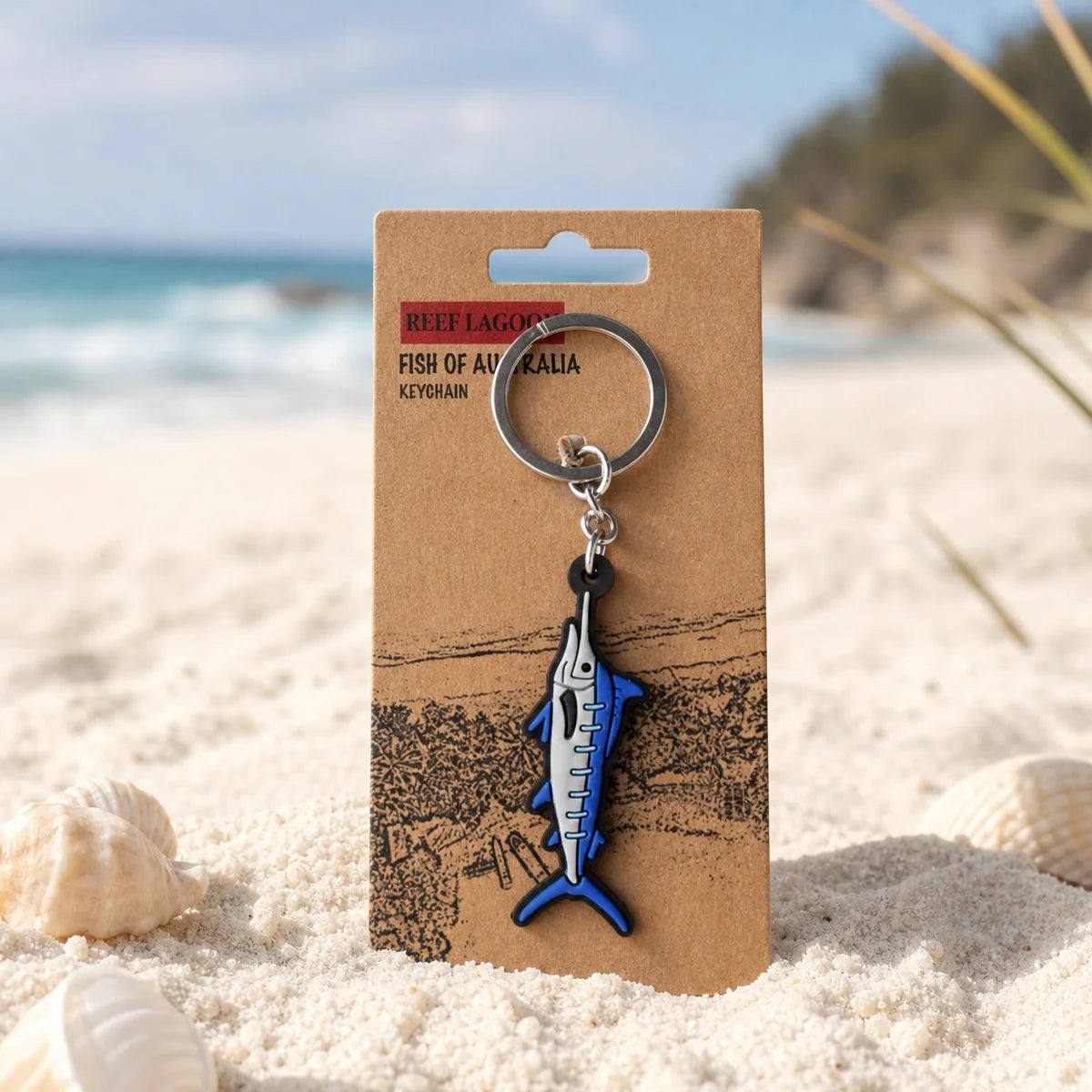 Reef Lagoon Keychain Striped Marlin