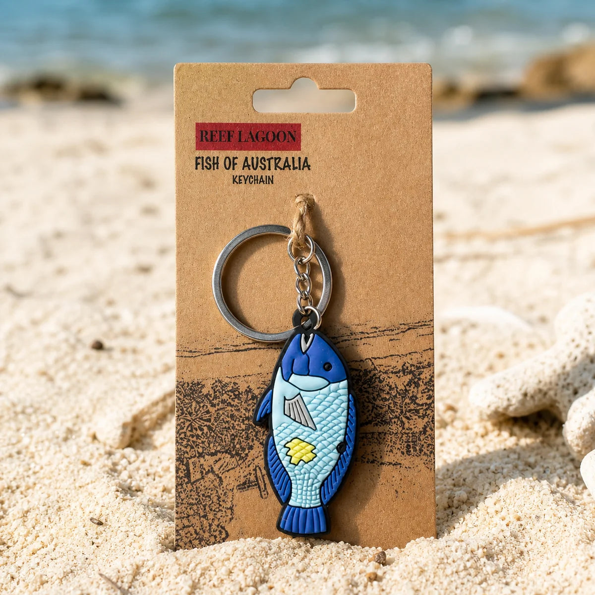 Reef Lagoon Keychain Tuskfish