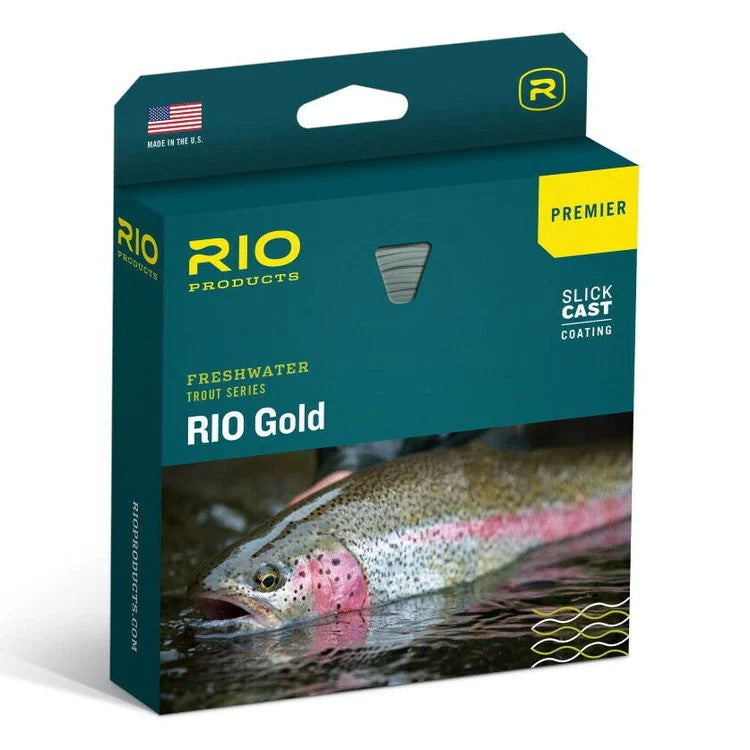 Rio Premier Trout Series Gold Moss/Gold Floating Cover