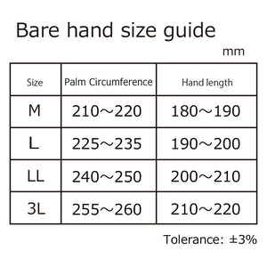 Ripple Fisher Grizzle Powered Glove Sizing