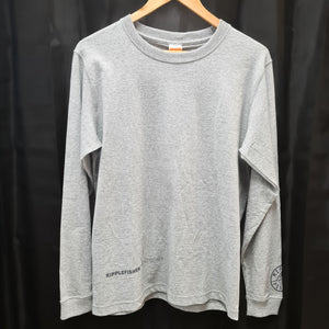 Ripple Fisher Long Sleeve Tee - Grey Front