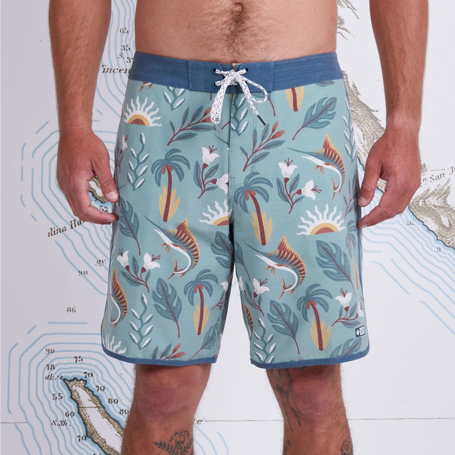 Salty Crew Breaker Boardshort - Sage Front