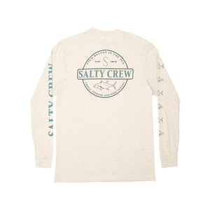 Salty Crew Deep Sea Premium L/S Tee Oatmeal Back