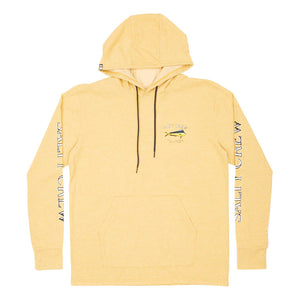 Salty Crew El Dorado Hood Tech Tee - Kelp Green Front