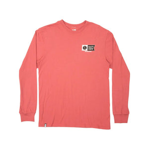 Salty Crew Flagship Pigment Long Sleeve Tee - Burgundy Front