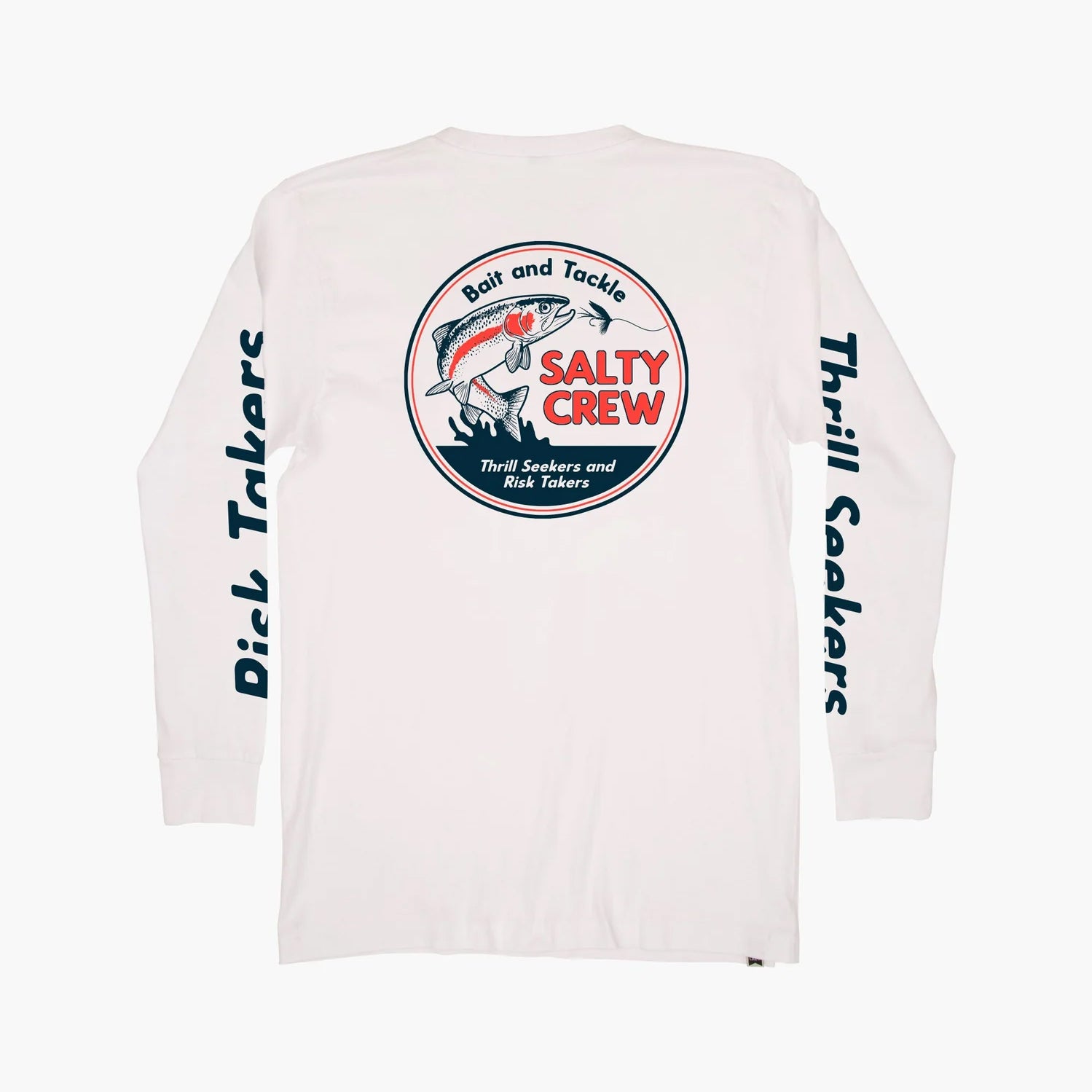 Salty Crew Fly Guy Premium L/S Tee - White Back
