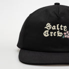 Salty Crew Hopper 5 Panel Cap Black Front