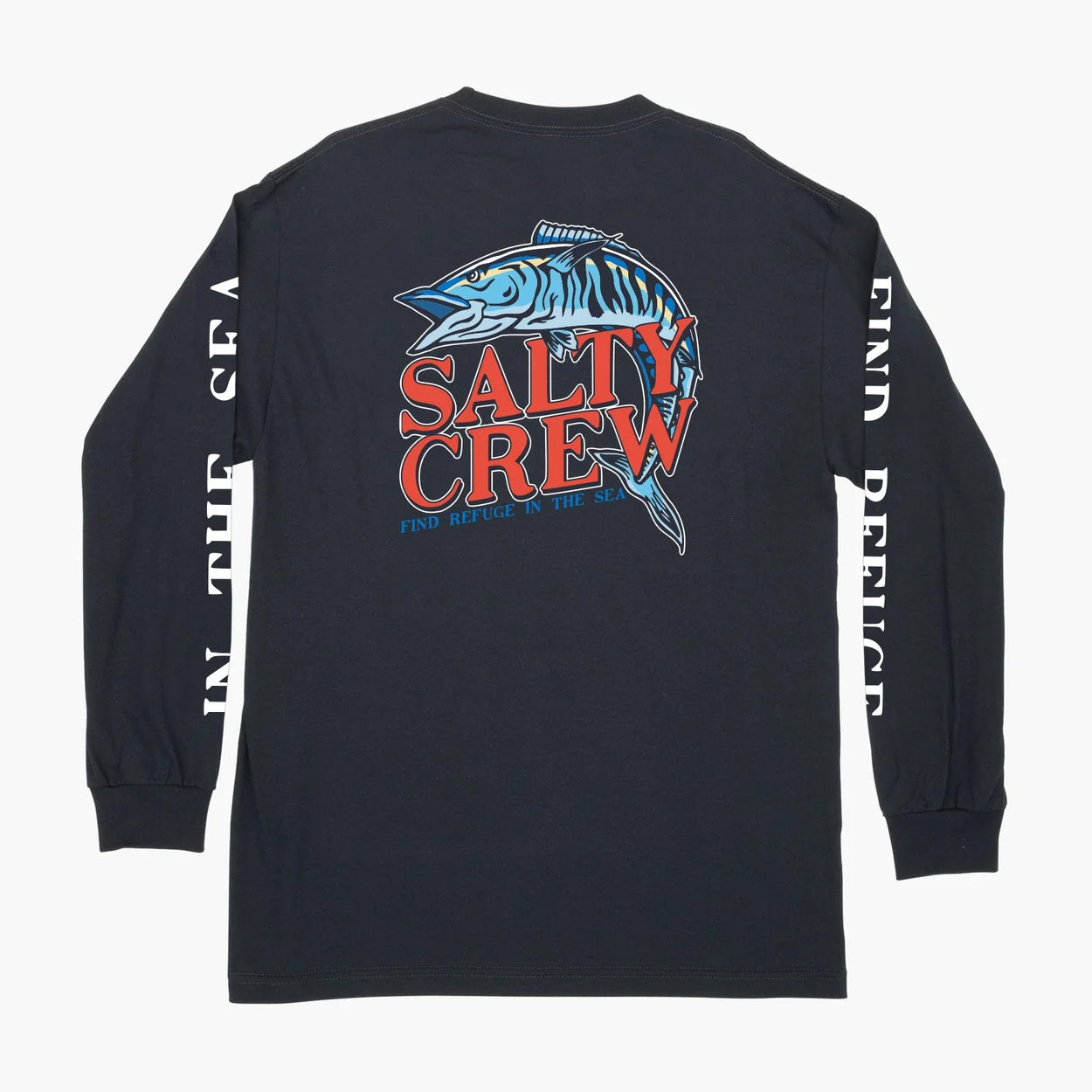 Salty Crew Oh No Standard L/S Tee - Navy Back