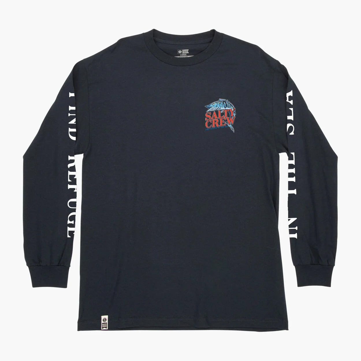 Salty Crew Oh No Standard L/S Tee - Navy Front