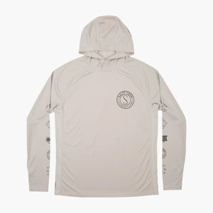 Salty Crew Palomar Pinnacle + Hood - Grey Front