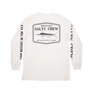 Salty Crew Stealth Long Sleeve Tee - White Back