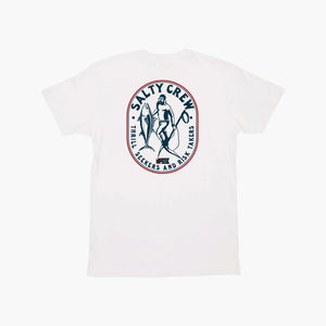 Salty Crew Surface Premium S/S Tee - White Back