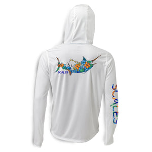 Scales 808 Marlin Hooded Performance - White Hood