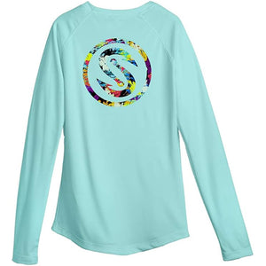 Scales Gear Pro Performance Women's Tropical Scales - Seafoam Back