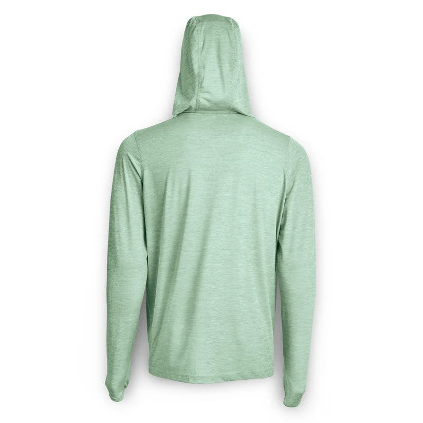 Scales Iconic Hooded Premium Heather - Mangrove Heather Hood