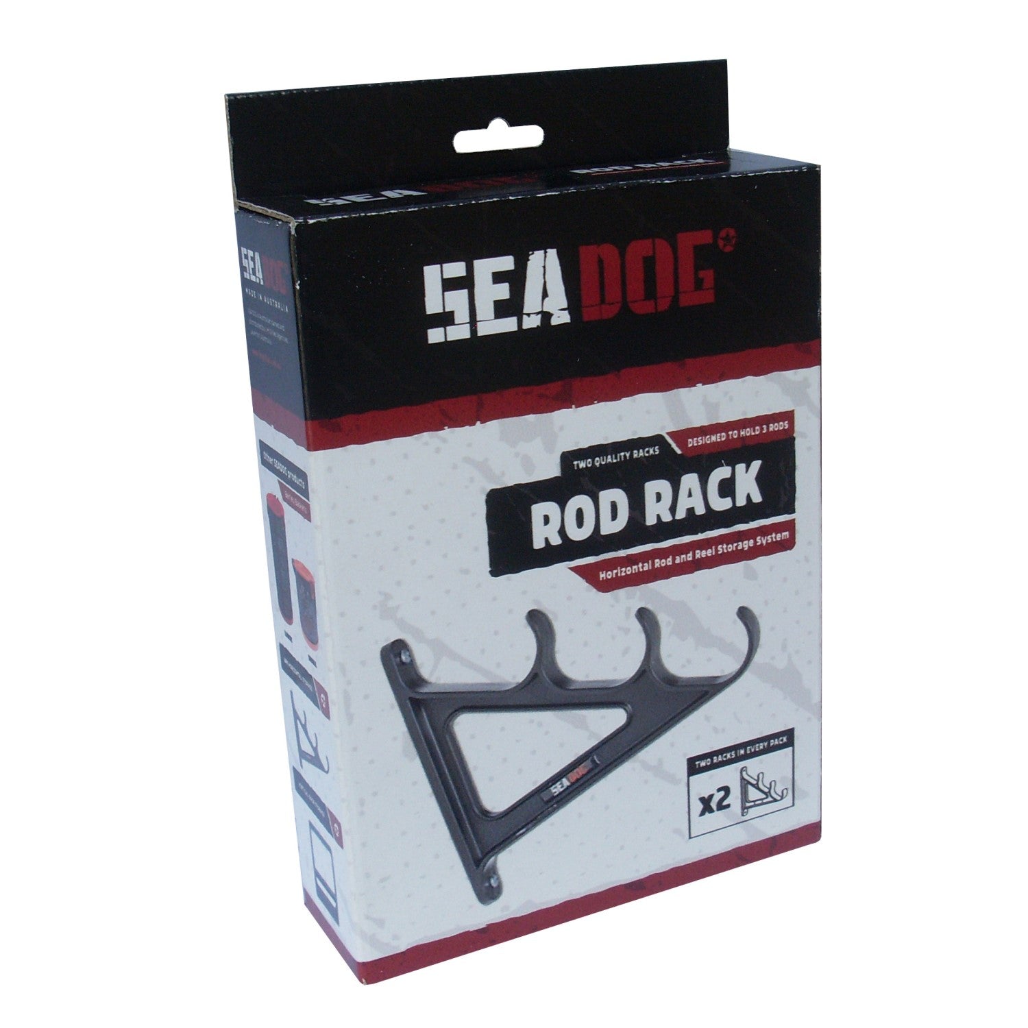 Seadog Horizontal Rod Rack 2 Pack