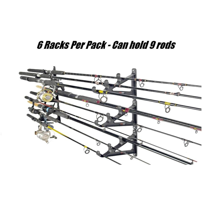 Seadog Horizontal Rod Rack 6 Pack